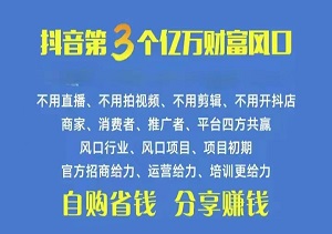 抖音优惠券，自用省钱推广赚，人脉无损裂变日入500+！-二八网赚