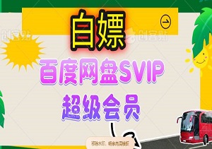 无限白嫖：百度网盘SVIP超级会员，夸克网盘会员等-二八网赚